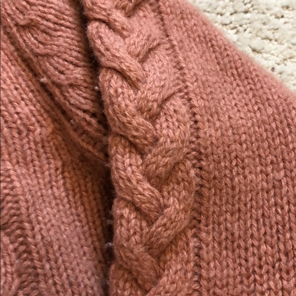 J.Crew Blush Cable Zip Hoodie - Picture 3 of 4